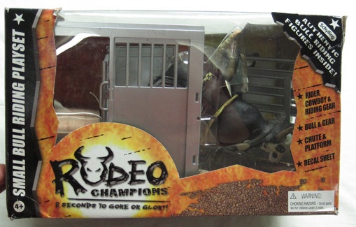 bull riding toy set
